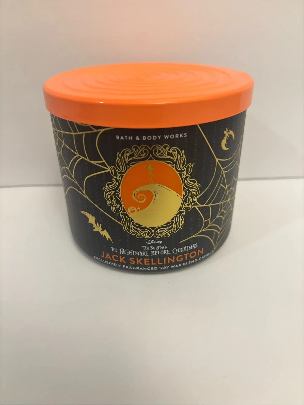 Bath & Body Works Nightmare Before Christmas Jack and Sally Three Wick Candles